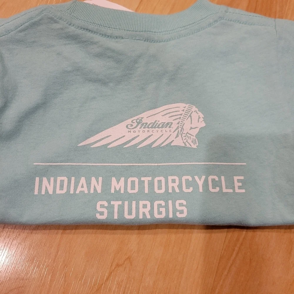 Indian Motorcycle Sturgis Toddler T-shirt Blue Size 2T New